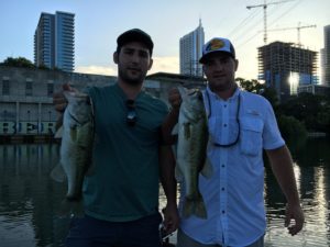 Started off a great morning on Lady Bird Lake by landing a double!